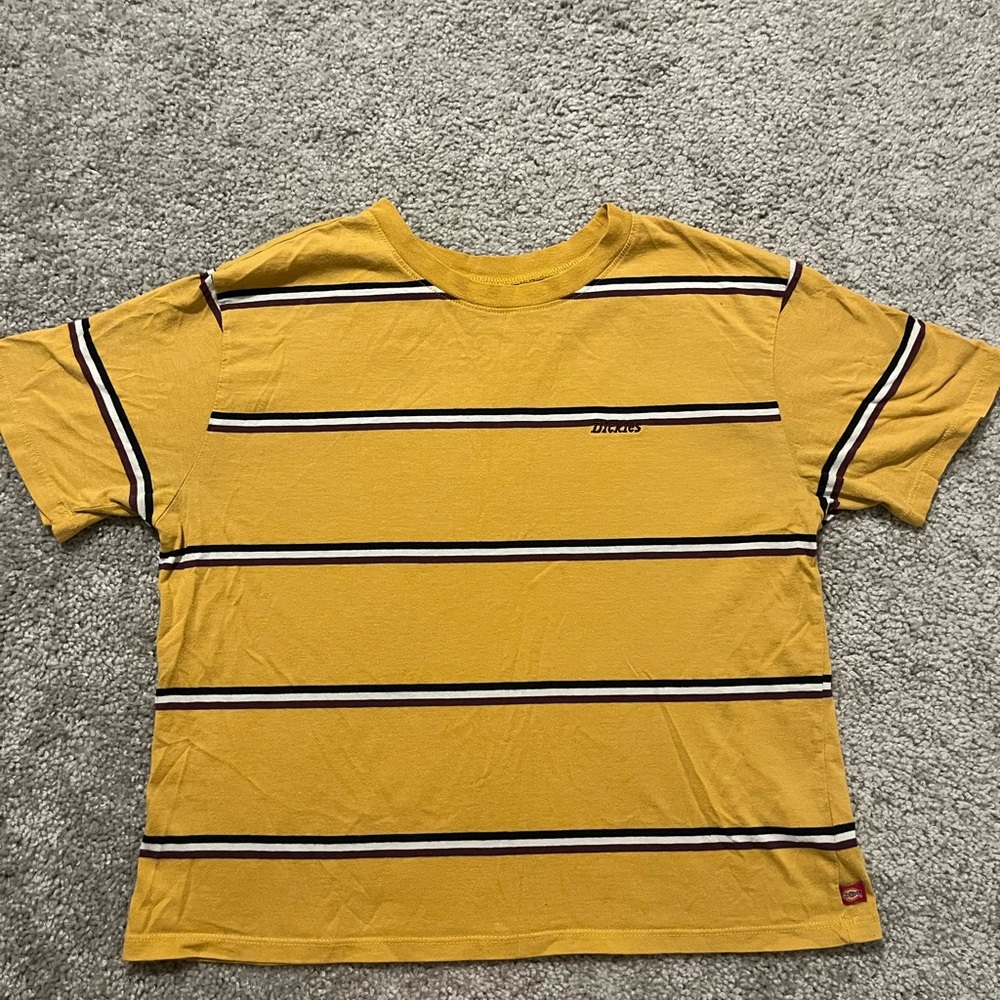 Dickies Mustard Striped Tee